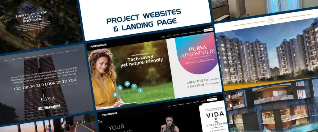 Real Estate Website Design, SEO & Property Lead Generation industry digital project